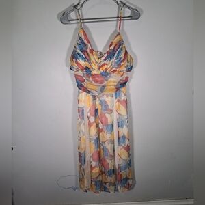 Y2k Maccine Colourful Baby Doll Mid Length Dress Size Medium